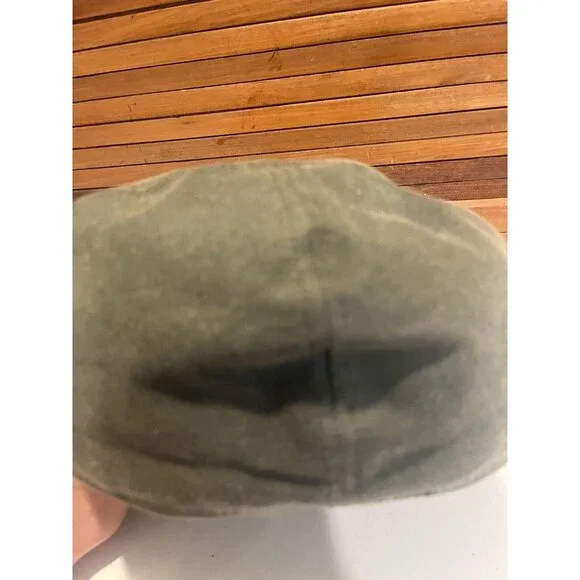 90’S MADE IN USA FILSON LONG BILL CAP Vintage Filson Tin Cloth Long Bill Hat Cap Wax Cotton